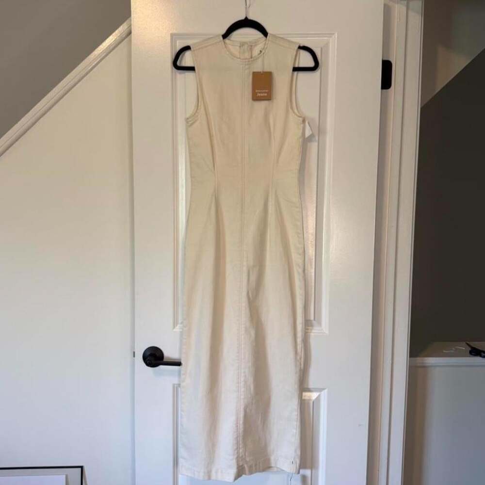 Reformation Kendi Denim Midi Dress (New With Tags)